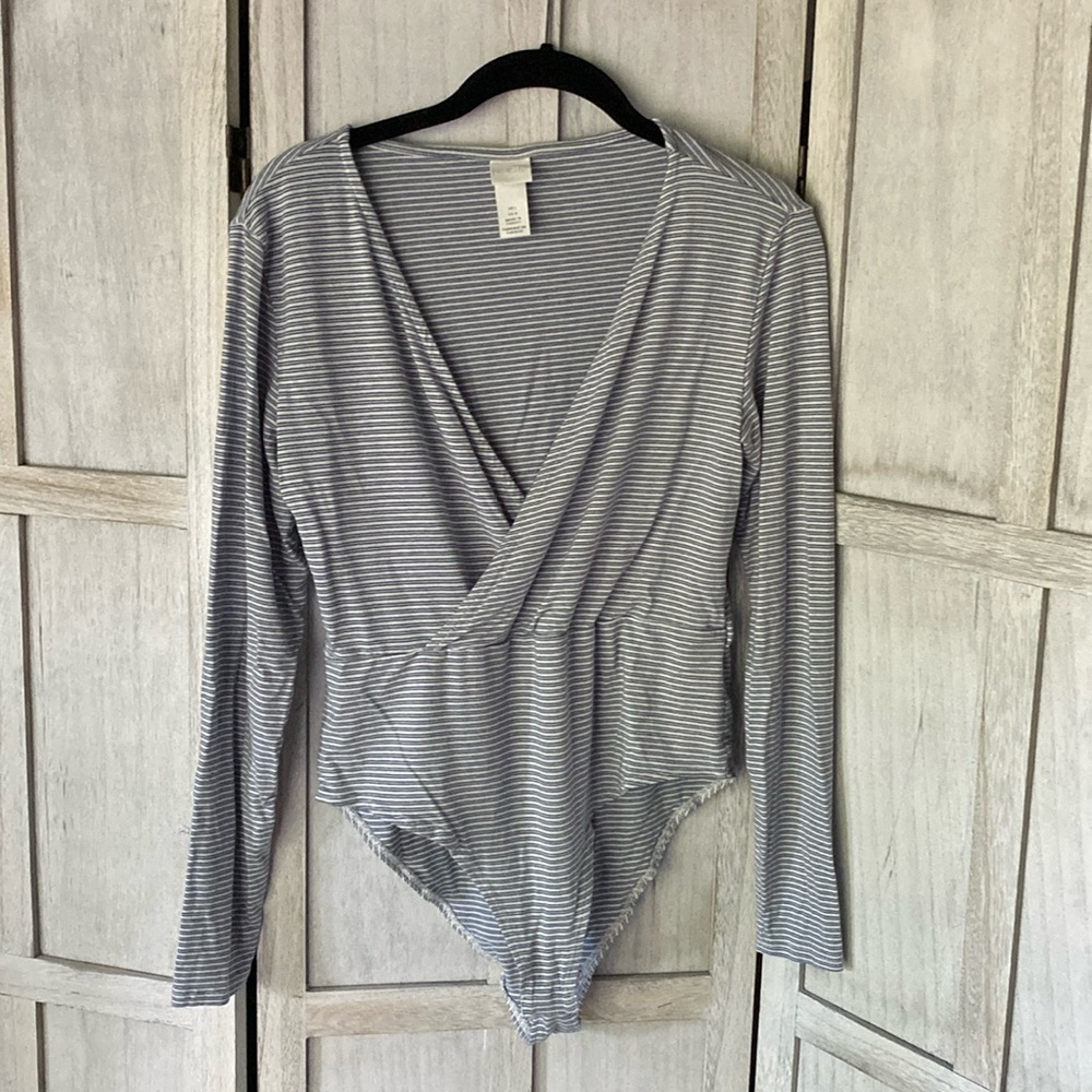 H&M Woman’s Striped Bodysuit